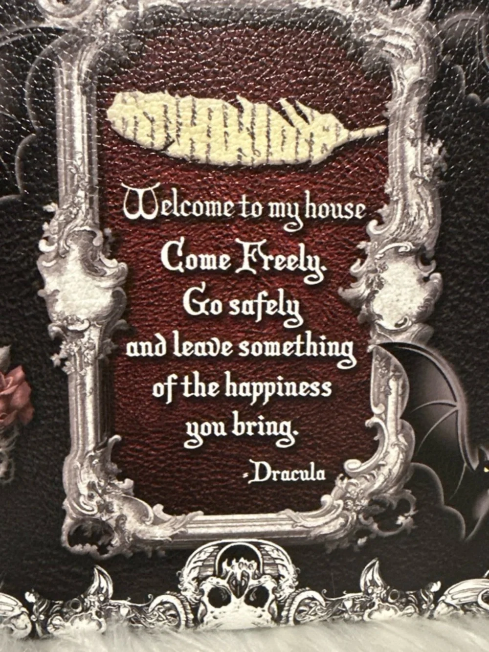 Dracula by Bram Stoker Black Gothic Tote Bag